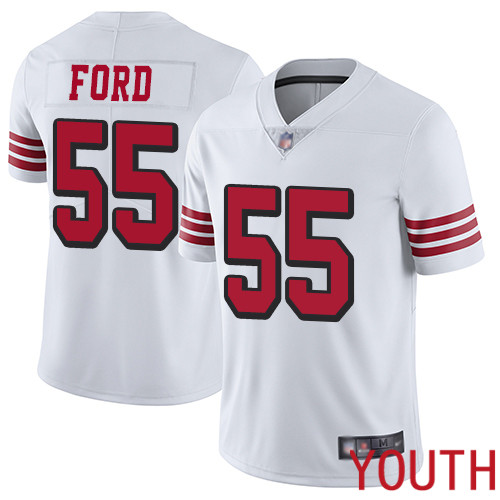 San Francisco 49ers Limited White Youth Dee Ford NFL Jersey #55 Rush Vapor Untouchable